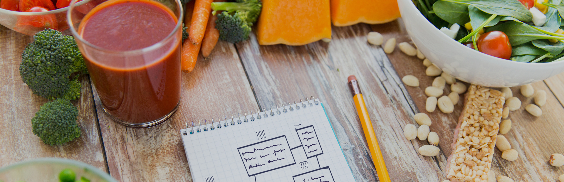 A nutritionist's notepad